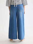 The Wave Cropped Wide Leg