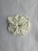 Scalloped Edge Lace Scrunchie