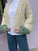 Merino Cuffed Cardigan