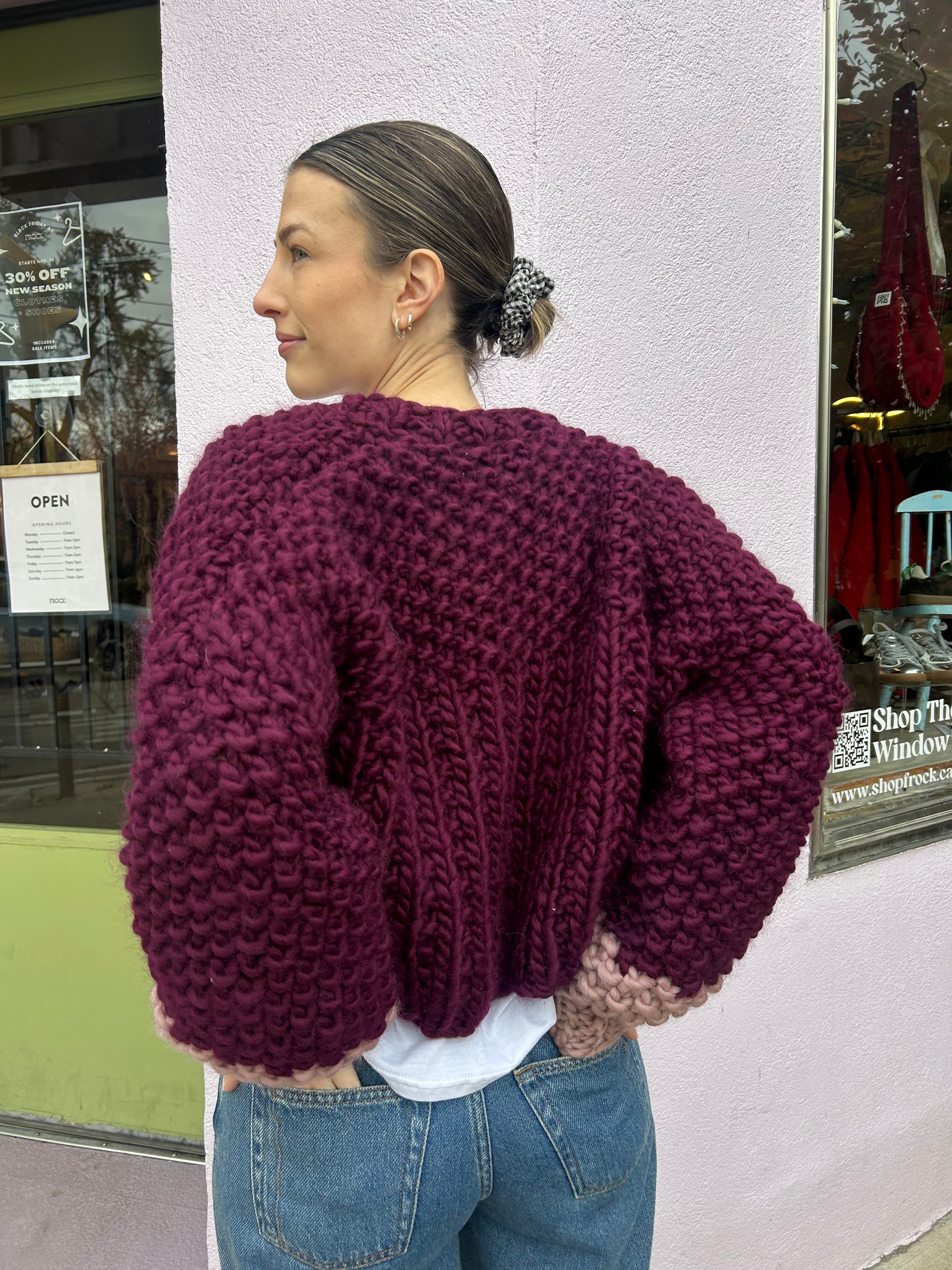 Merino Cuffed Cardigan