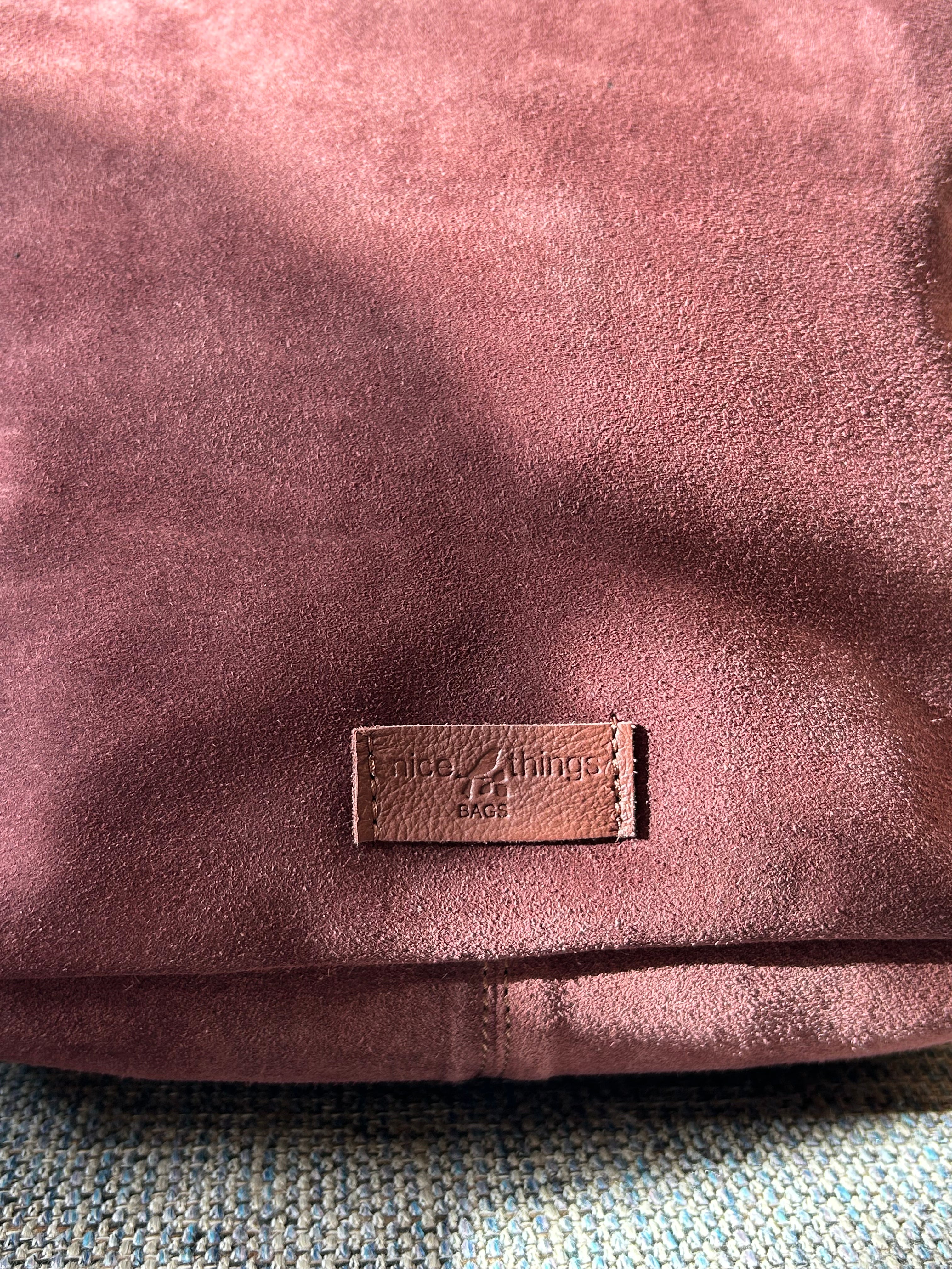 The Sack Bag in Split Leather