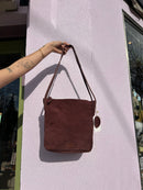 The Sack Bag in Split Leather