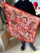 Crazy Paisley Pleated Diamond