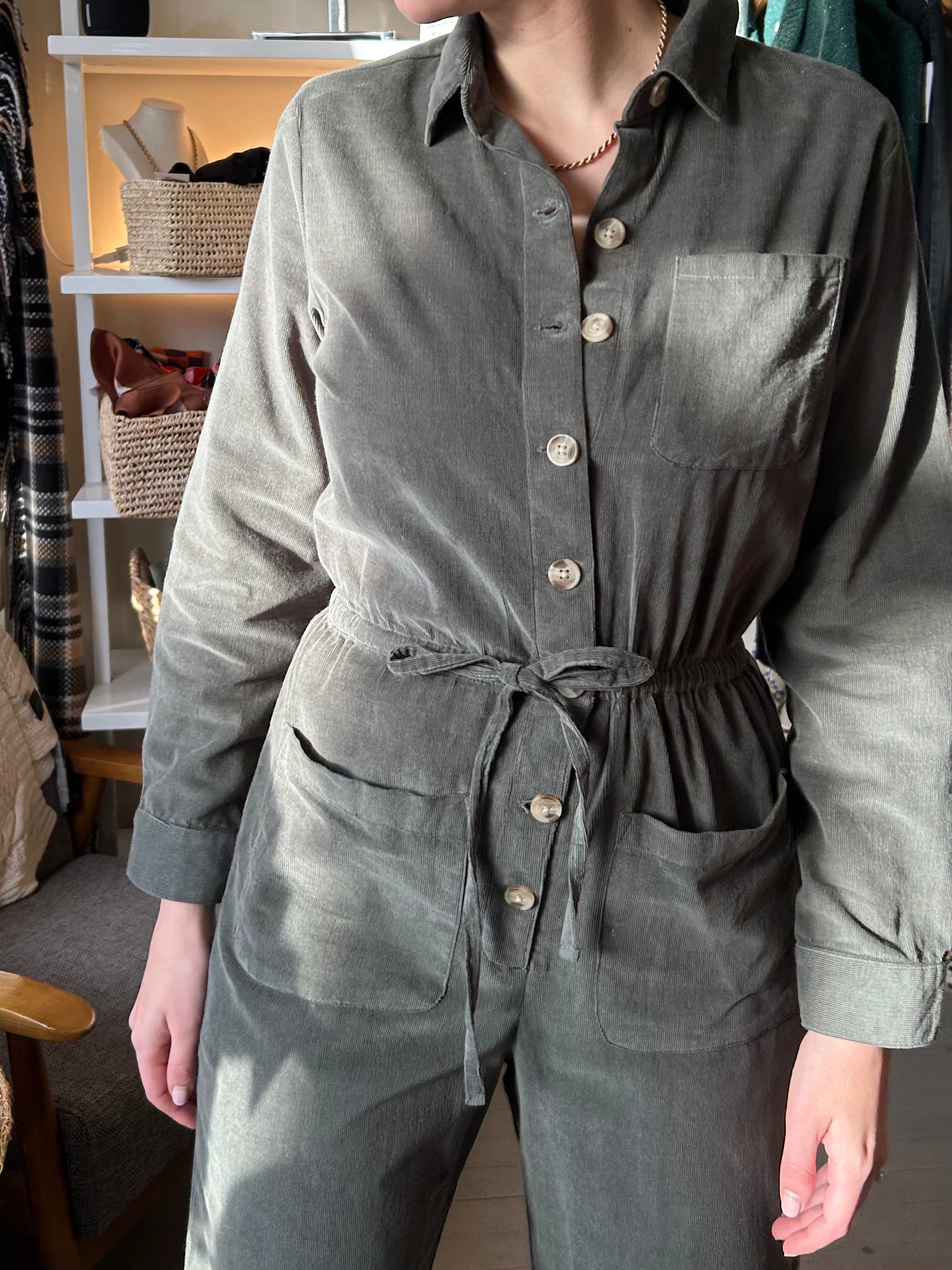 Corduroy Jumpsuit