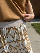 Long Printed Skirt