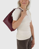 Mini Recycled Leather Shoulder Bag