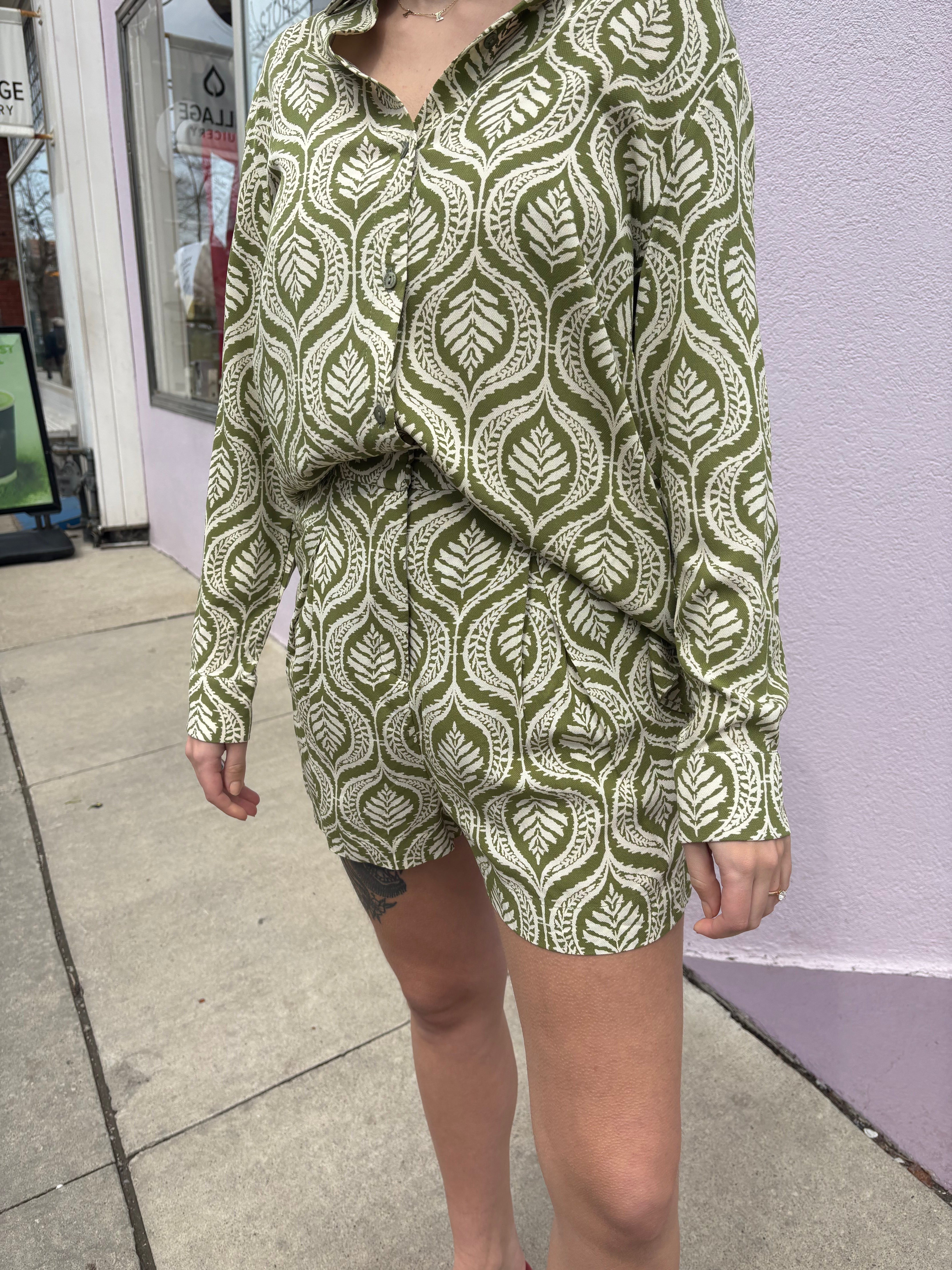 Garden Ikat Shorts