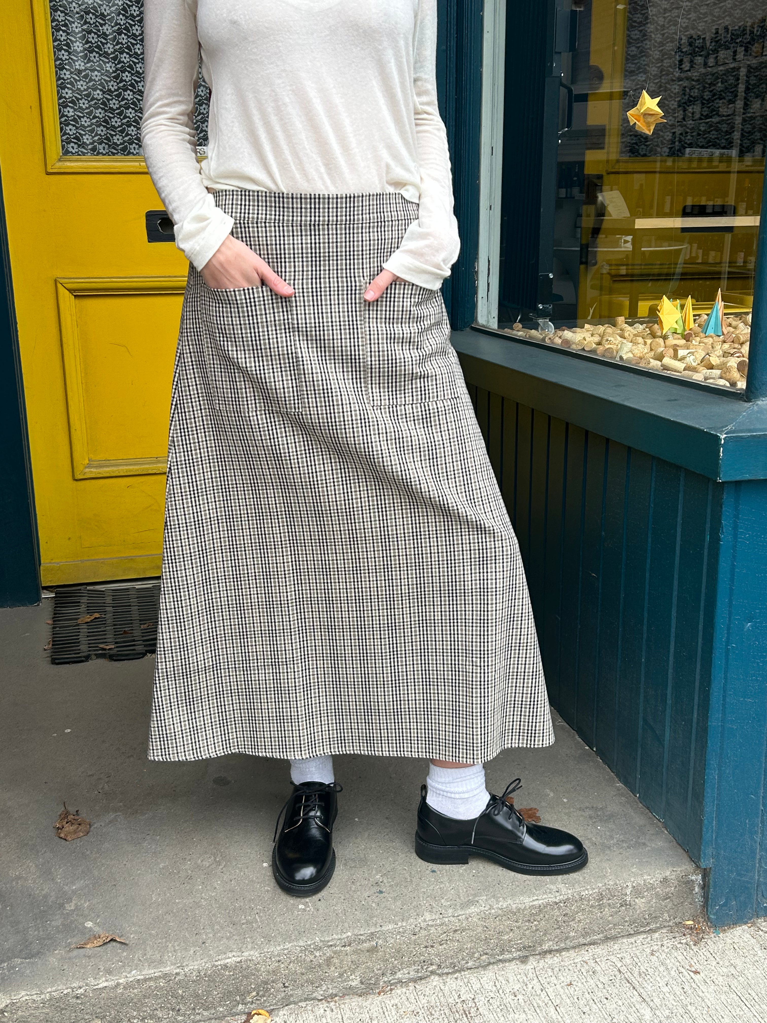 Clancy Check Skirt