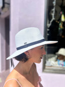 Fabio Fedora With Ribbon Trim