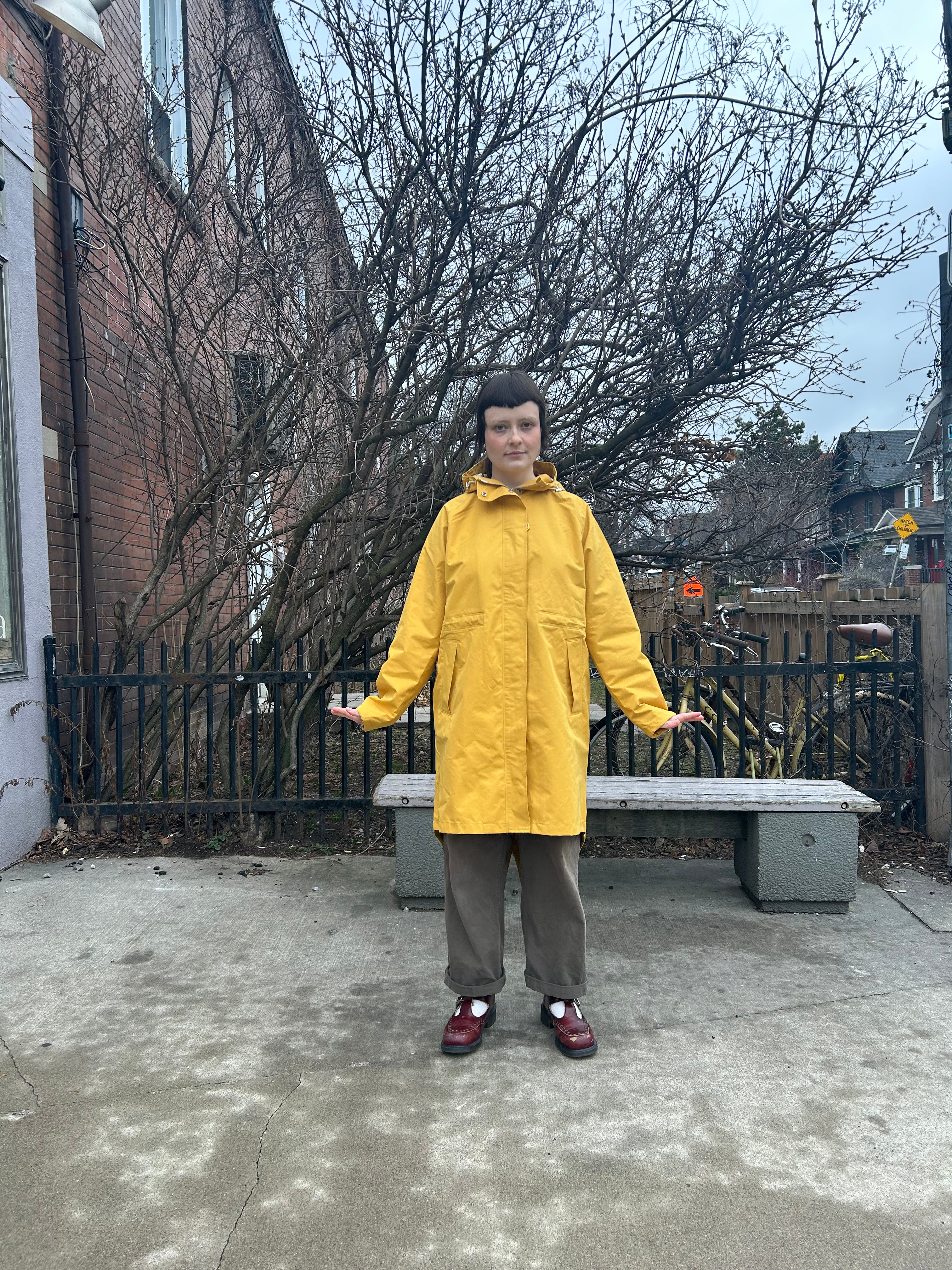 Oversized Raincoat Parka