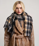 Vintage Plaid Side Fringe - Frock Toronto