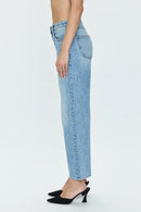 Lexi Mid Rise Bowed Straight Pant
