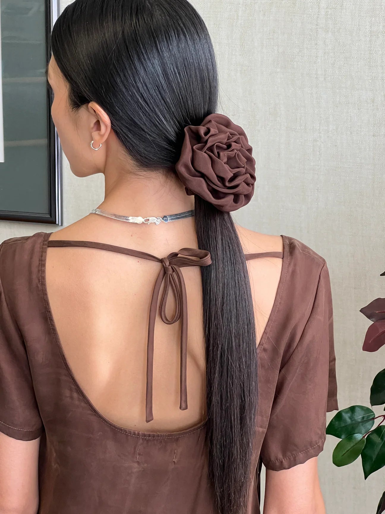 Libra Rosette Scrunchie