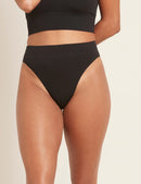 Lyolyte Ribbed High Leg Brief