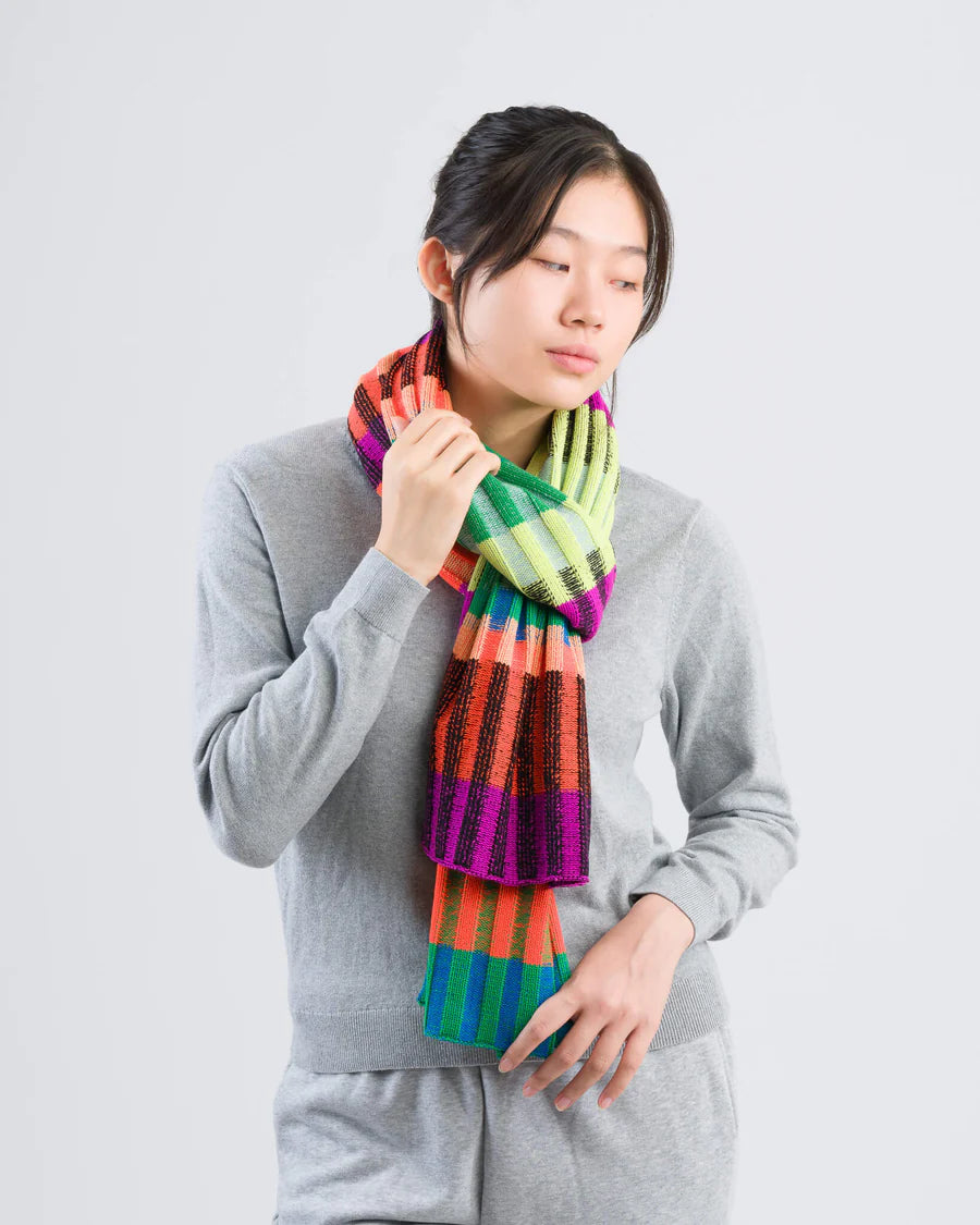 Mosaic Stripe Scarf - Frock Toronto
