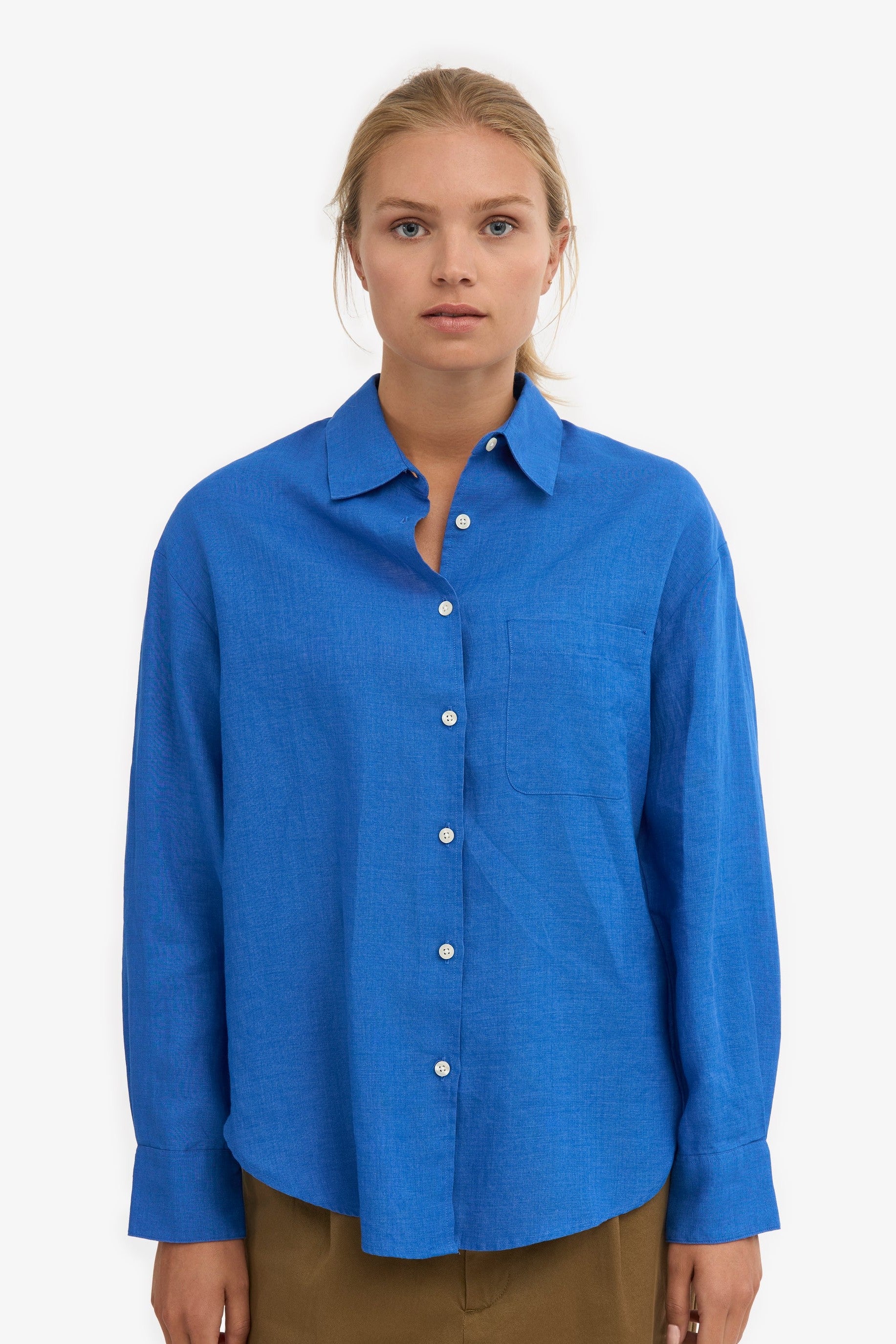 Colorful Standard - Linen Oversized Shirt - Frock Toronto