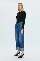 Ryder High Rise Cuffed Straight Pant