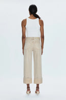 Ryder High Rise Cuffed Straight Pant