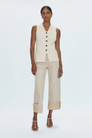 Ryder High Rise Cuffed Straight Pant