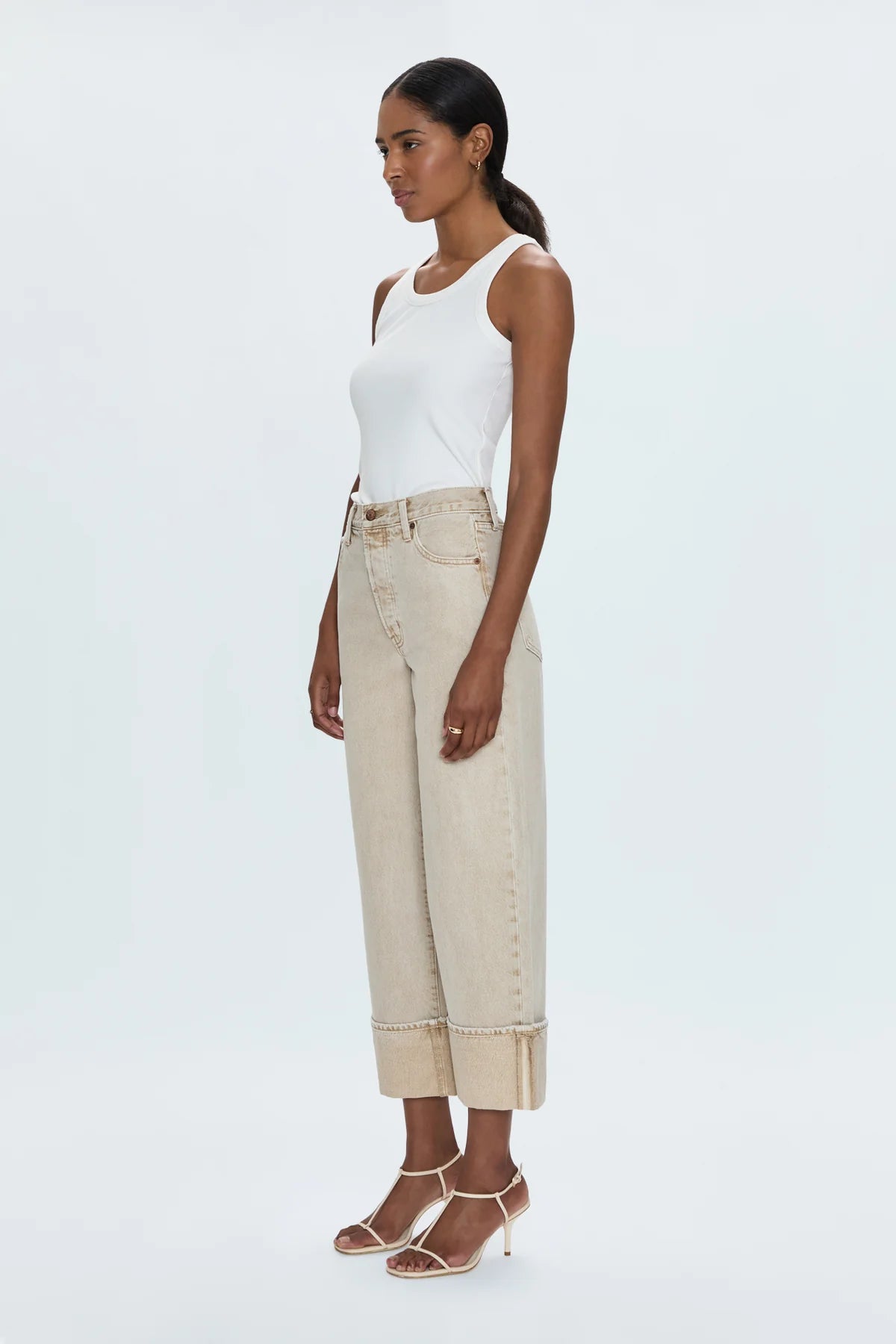 Ryder High Rise Cuffed Straight Pant