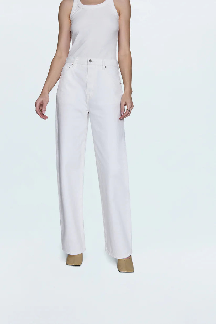 Tate High Rise Bowed Wide Leg Pant