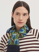 Tulips Garden Wool Blend Scarf