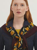 Tulips Garden Wool Blend Scarf