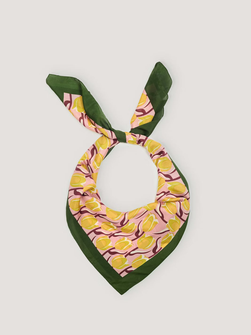 Tulips Garden Silk Scarf