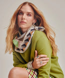 Painted Dots Silk Bandana