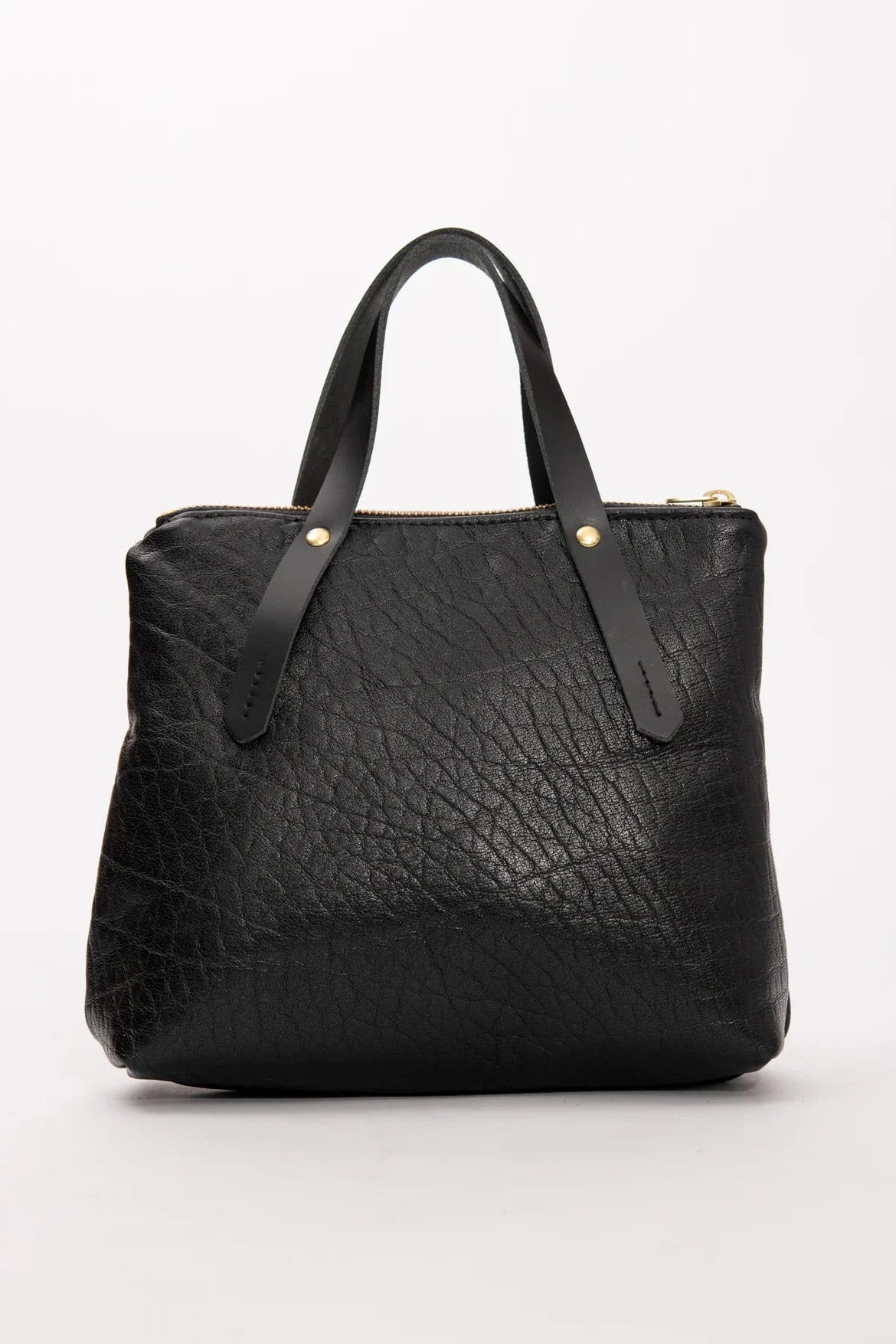 *Veinage -Leather handbag with crossbody strap Papineau