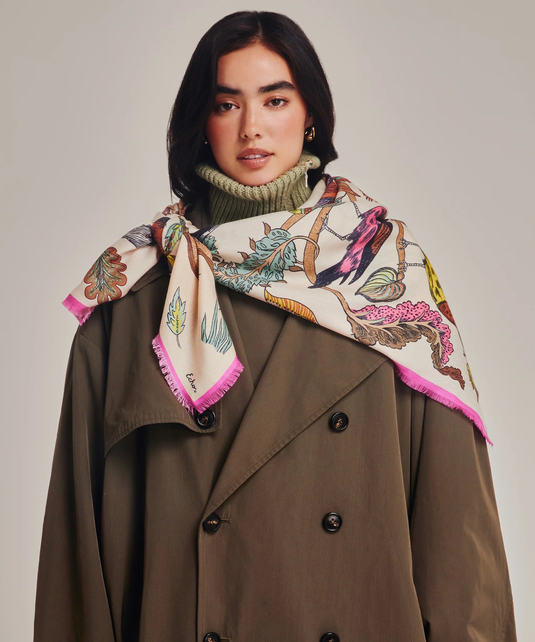 Park Visitors Oversized Square