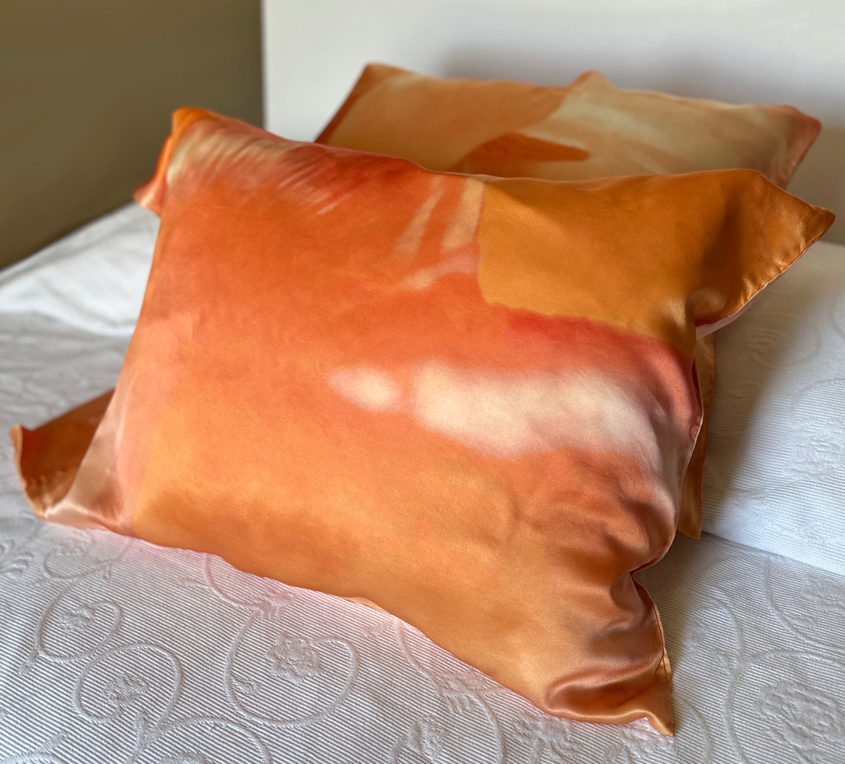 Flora Mundi Silk Charmeuse Pillowcase