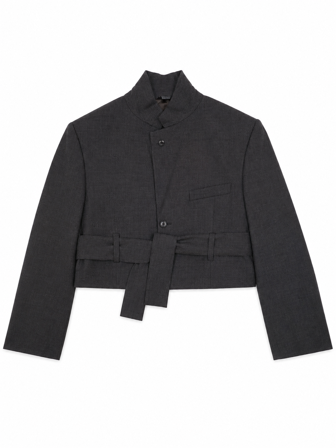 *Brain On Plants - Boxy Tie Up Blazer - Frock Toronto