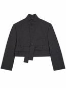 *Brain On Plants - Boxy Tie Up Blazer - Frock Toronto
