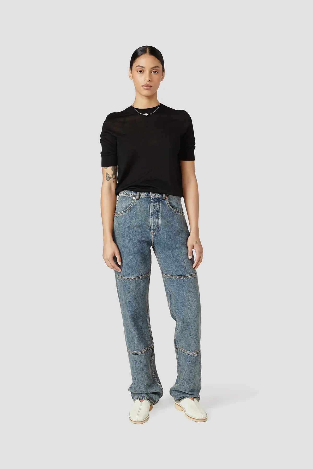 Ash Double-Knee Jeans