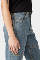 Ash Double-Knee Jeans