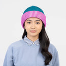 Stripe Cuff Plush Beanie - Frock Toronto