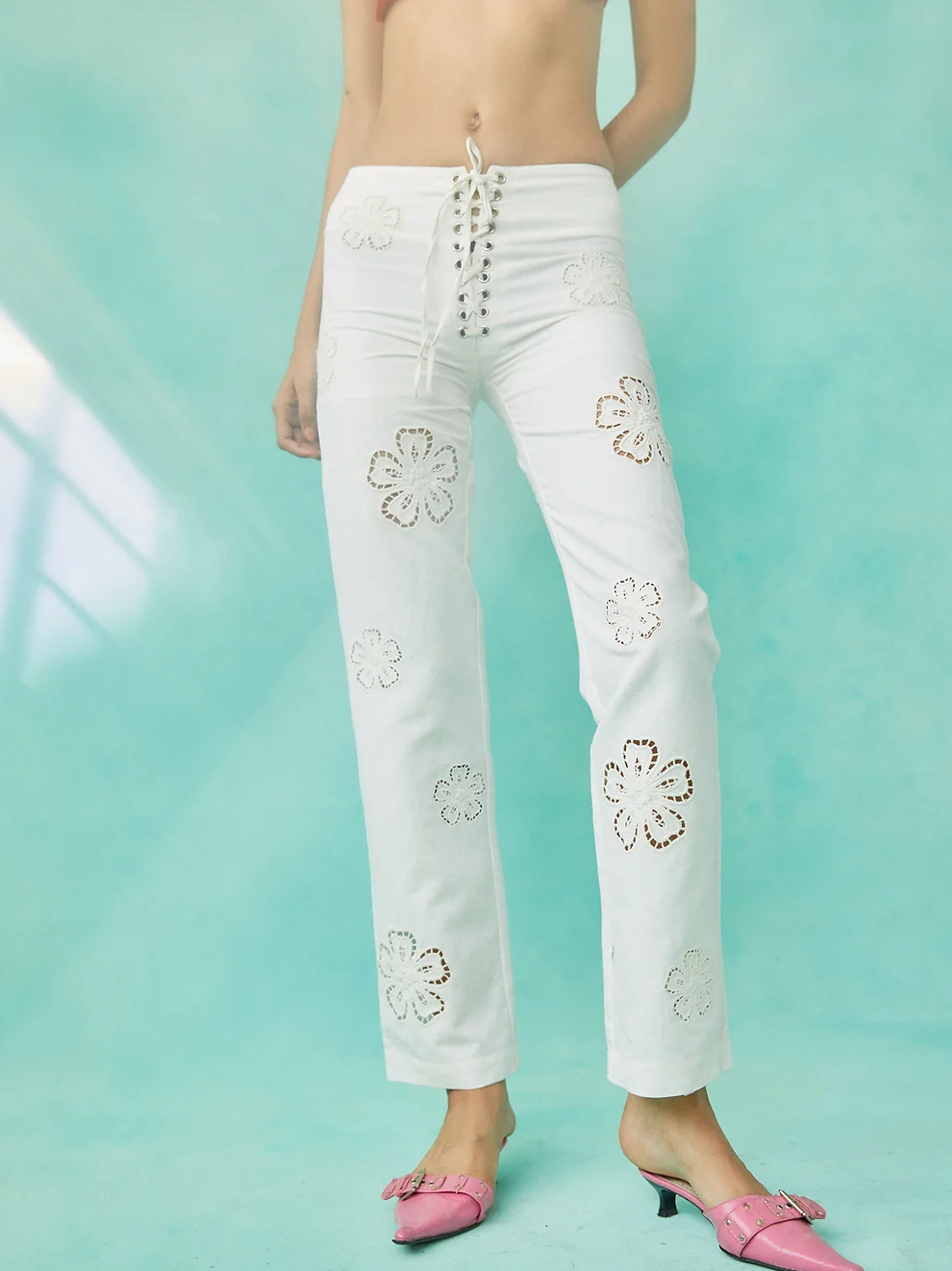 Teras Cutwork Embroidered Pant