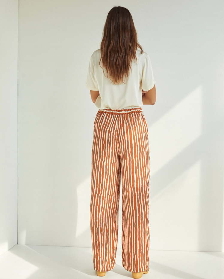 Wavy Striped Trousers
