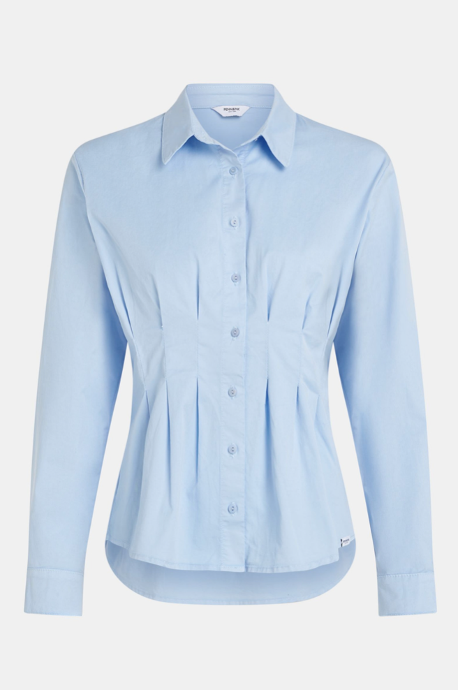 Fitted Button-Down Blouse