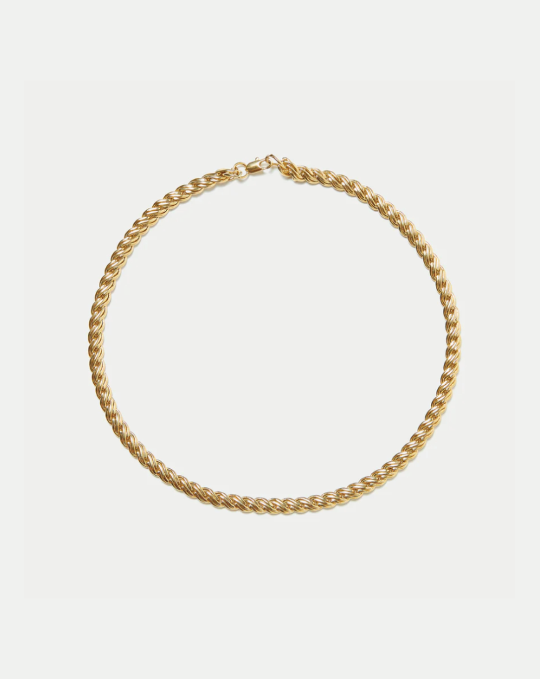 Allegra Lock Chain Necklace