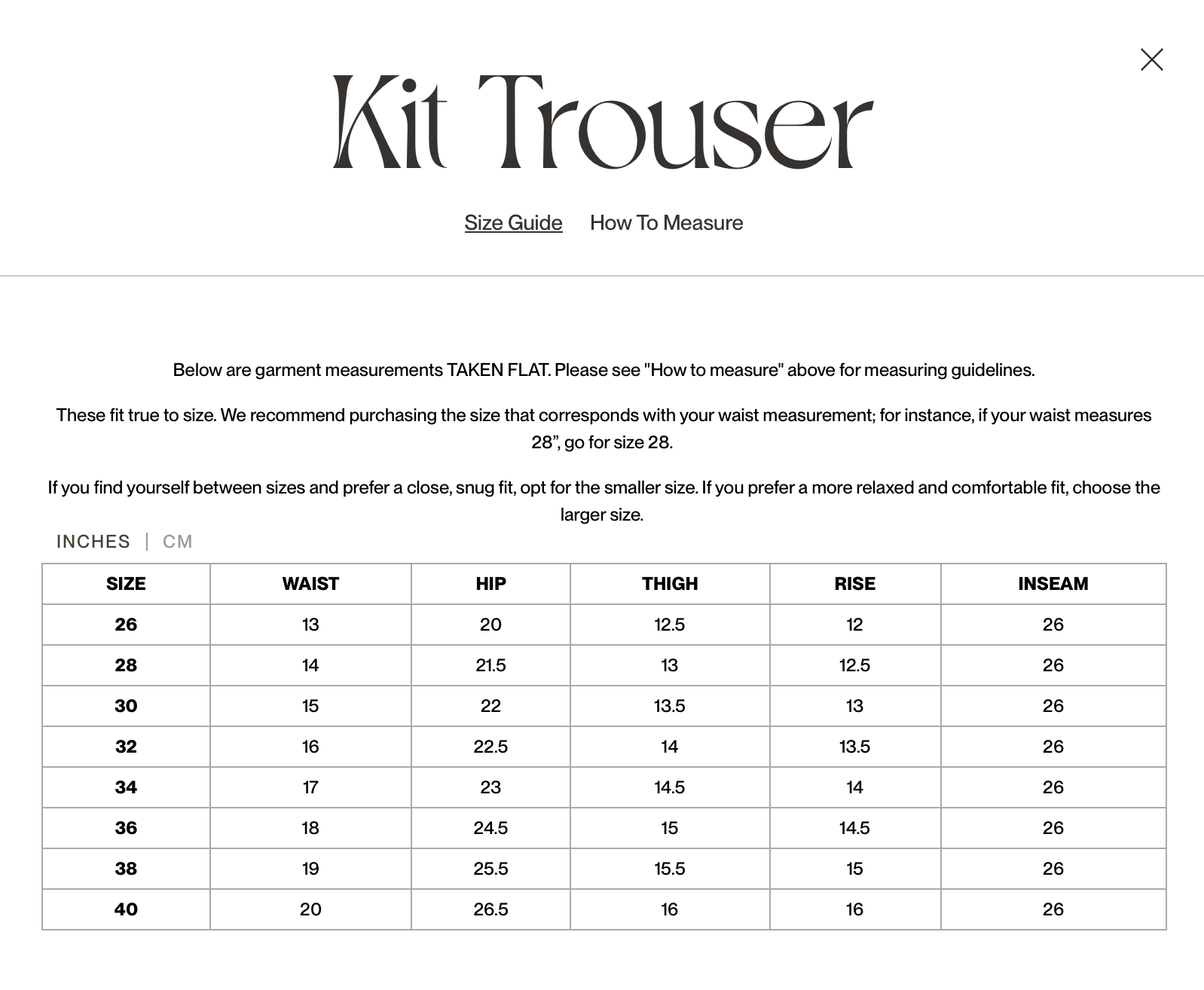 Kitt Trouser