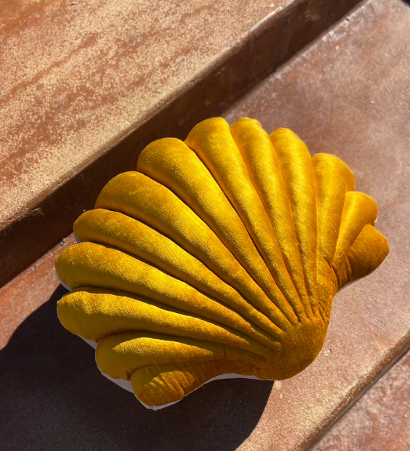 Large Velvet Shell Pillow