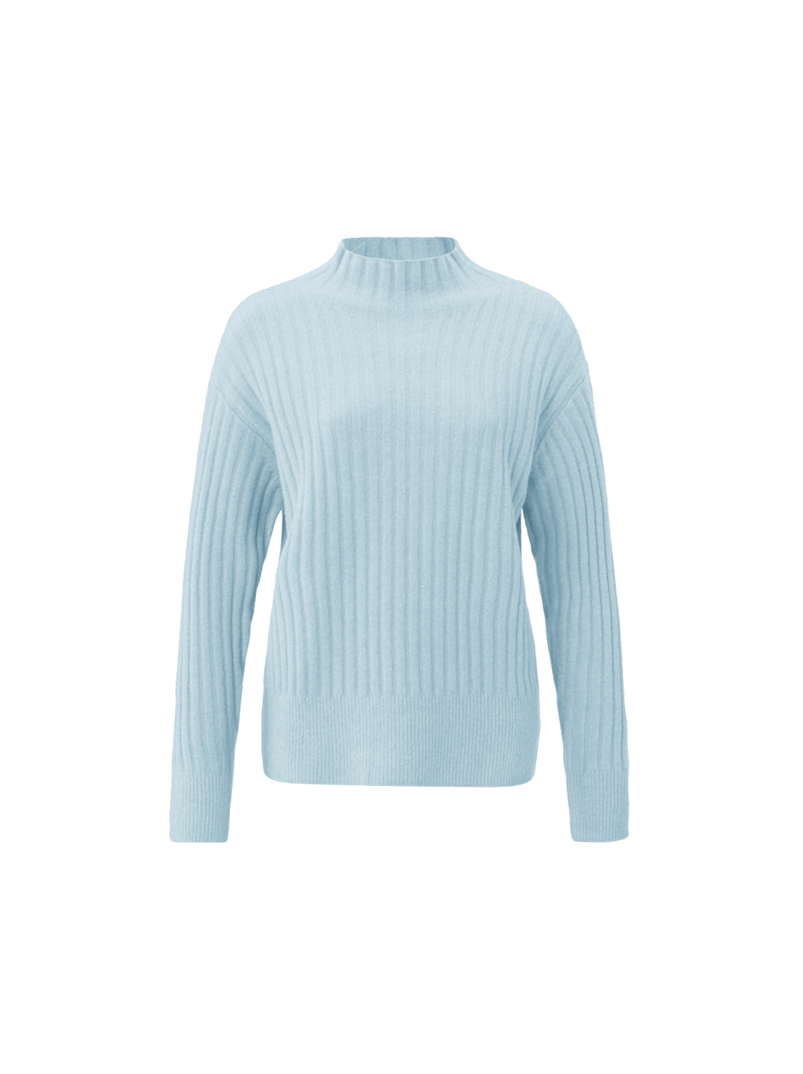 Ribbed Sweater With Turtleneck