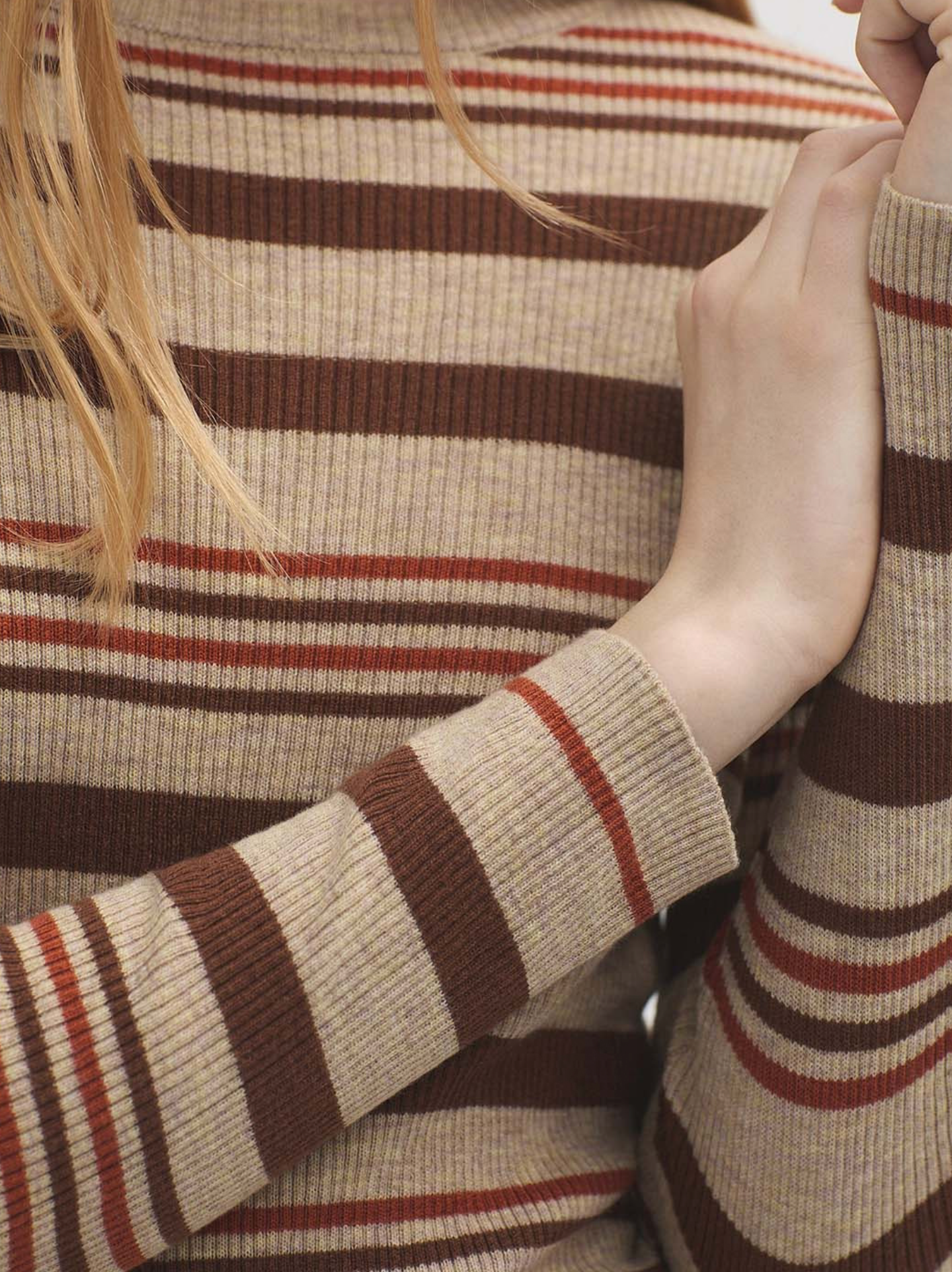 Striped Ribbed Sweater