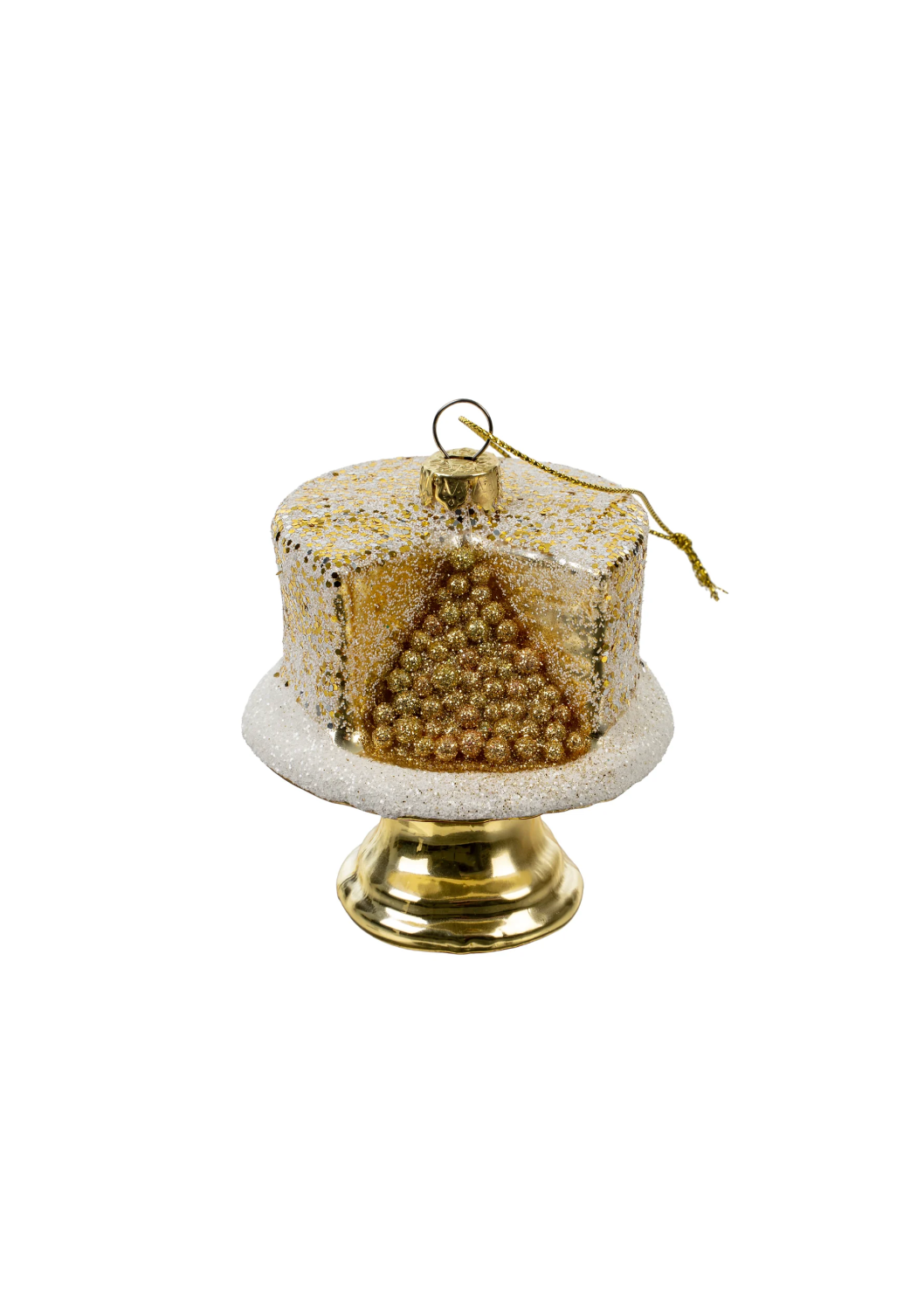 Glitter Cake Ornament