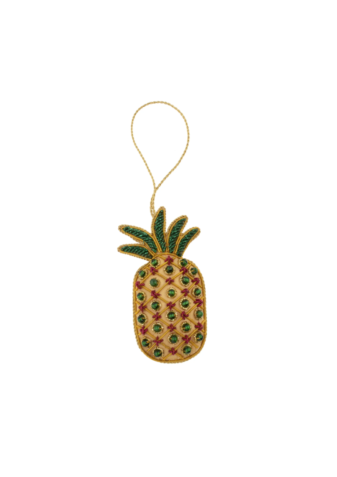 Pineapple Zardozi Ornament