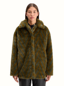 A-Line Faux Fur Coat