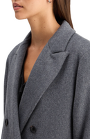 Double Breasted Tailored Wool Coat