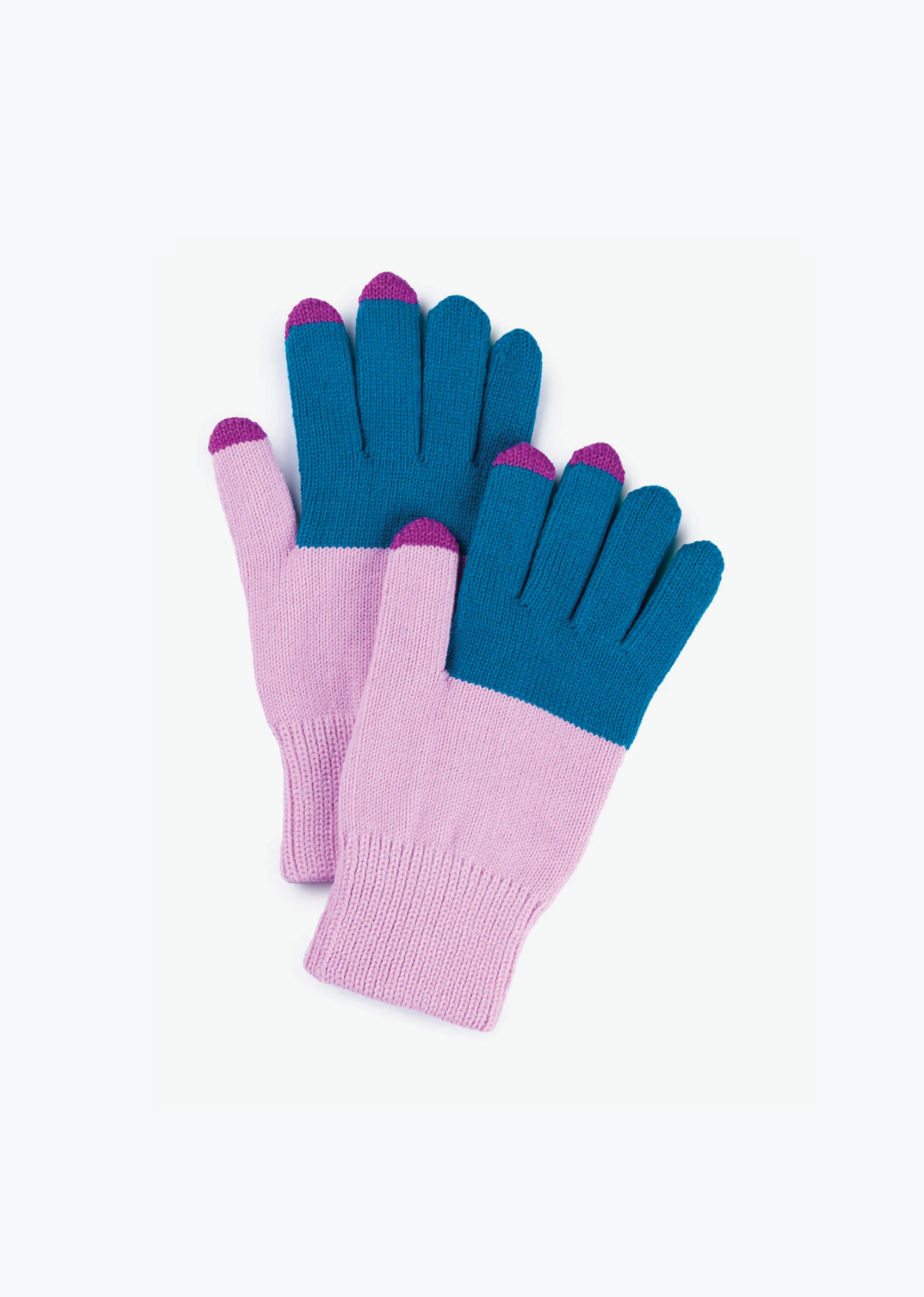 Colorblock Touchscreen Gloves